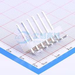 1x6P 间距:3.96mm 弯插 系列:CH 【插件】缩略图