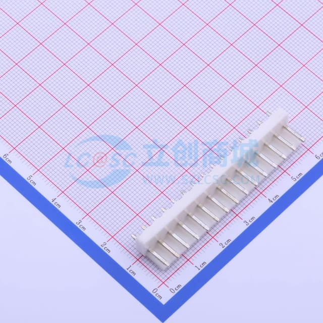 白色 间距:3.96mm 1x15P【插件】实物图