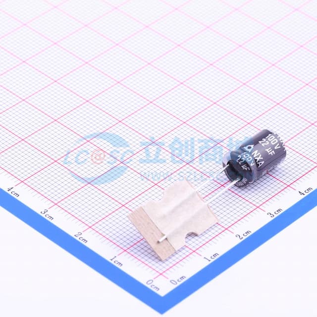 22uF ±20% 100V 【插件】实物图