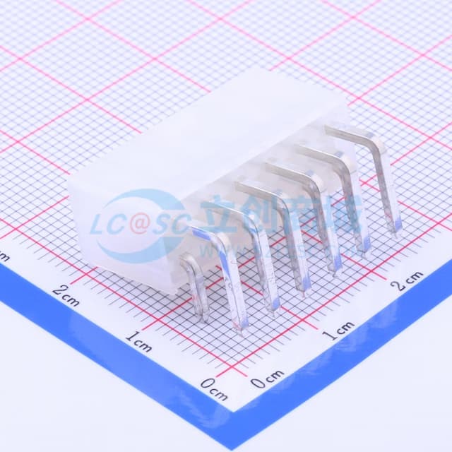 2x6P 间距:4.2mm 弯插 【插件】实物图