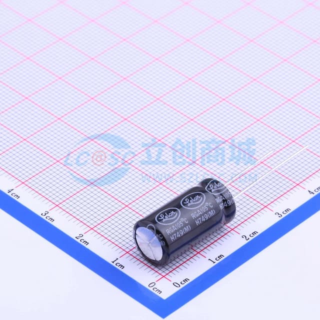 1000uF ±20% 25V 【引线】实物图