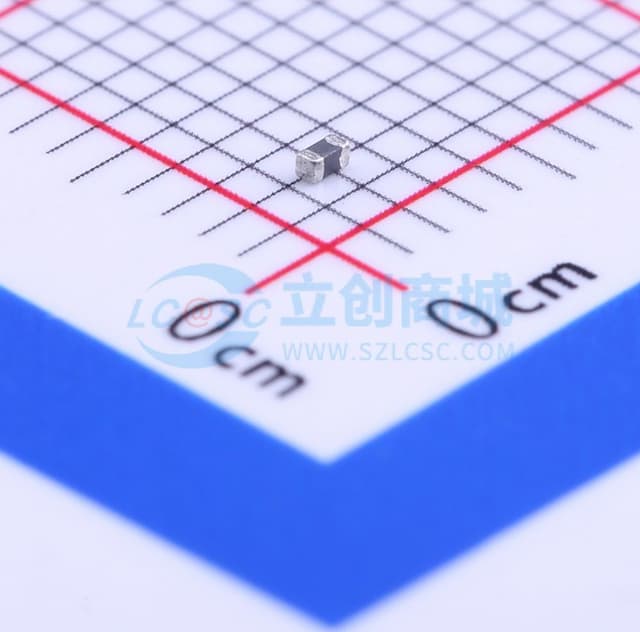 单路 0402磁珠 阻抗75Ω@100MHz实物图