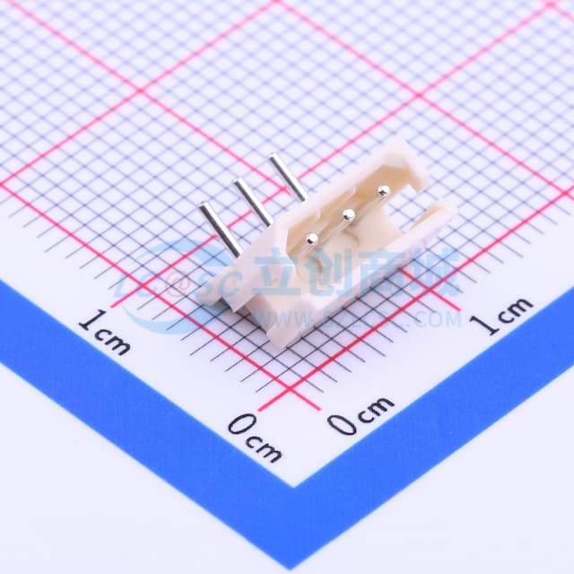 1x3P 间距:2.5mm 弯插 【插件】实物图