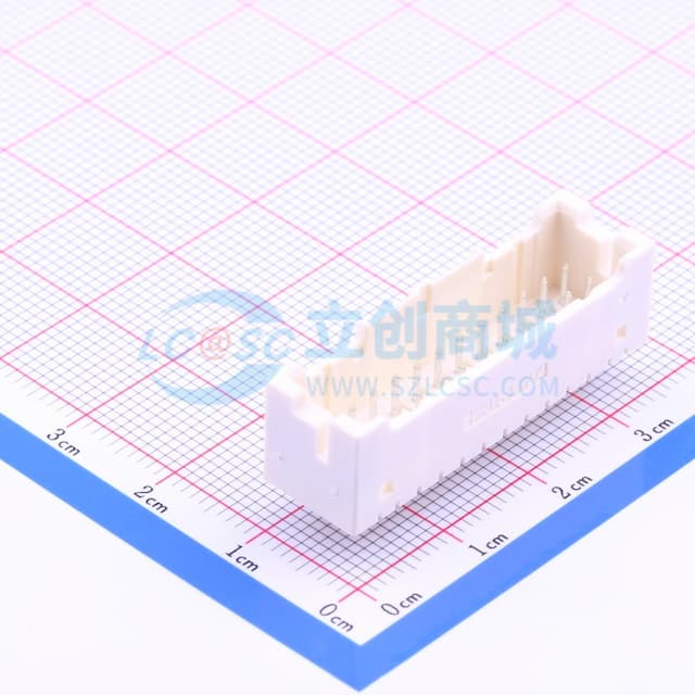 2x12P 间距:2.5mm 直插 系列:XAD 【插件】实物图