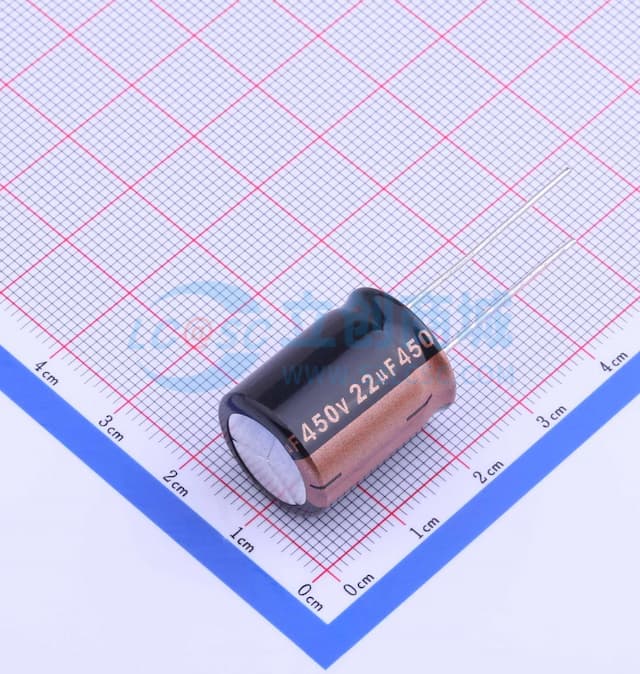 22uF ±20% 450V 【插件】实物图
