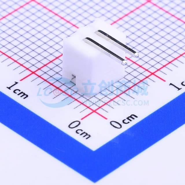 1x2P 间距:2mm 弯插 系列:PH【插件】实物图