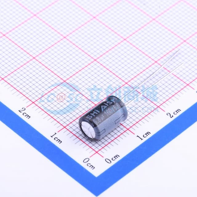 6.8uF ±20% 160V 【引线】实物图