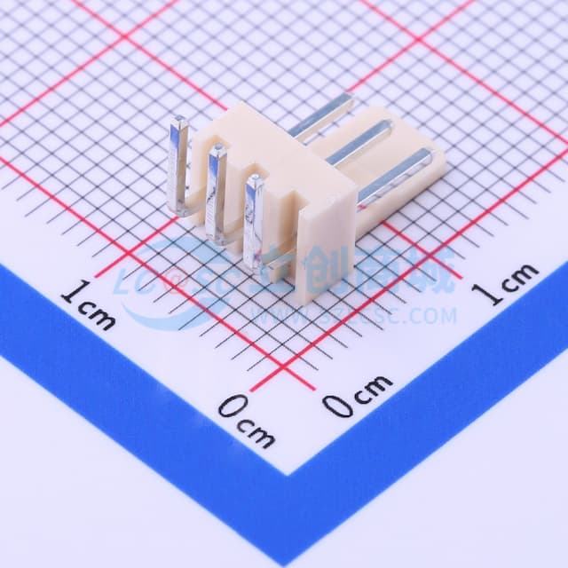 1x3P 间距:2.54mm 弯插 【插件】实物图