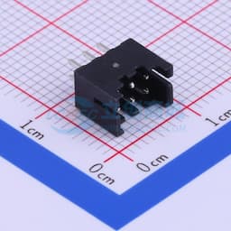 黑色 2x3P 间距:2mm 直插【插件】缩略图