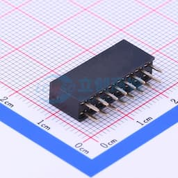 2x8P 间距:2.54mm 直插 【排针】缩略图