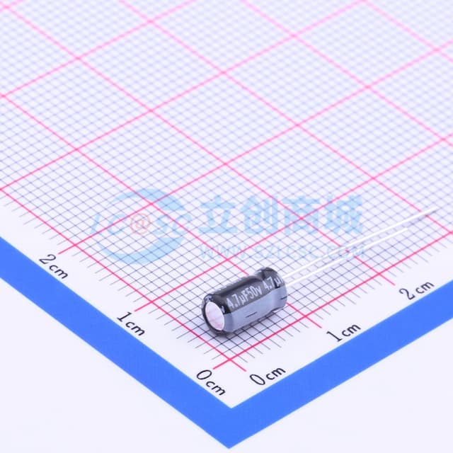 4.7uF ±20% 50V 【引线】实物图