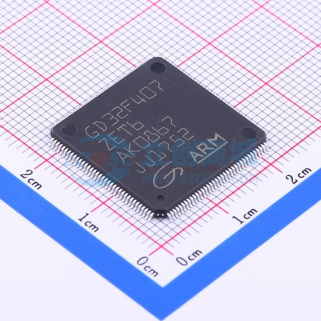 GD32F407ZET6实物图