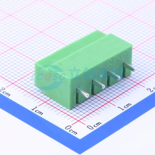 5mm 1x4P 排数:1 每排P数:4 直插 【螺钉】实物图