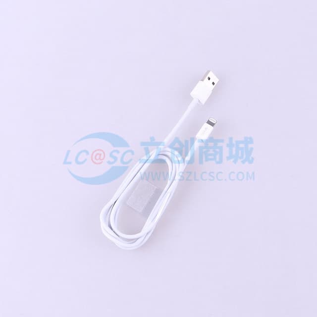 苹果数据线实物图