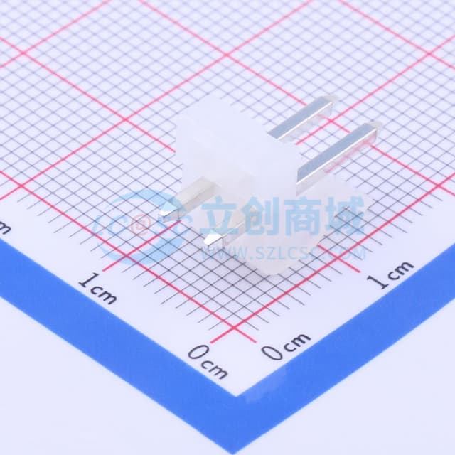 1x2P 间距:3.96mm 直插 系列:CH 【插件】实物图
