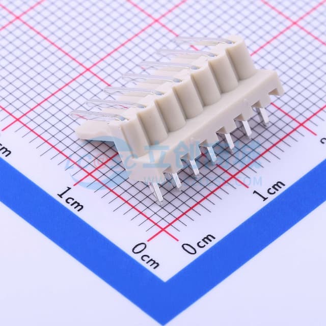 1x7P 间距:2.5mm 弯插 【插件】实物图