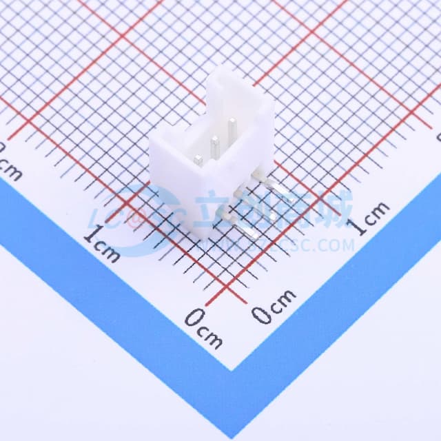 1x3P 间距:2mm 弯插 系列:HY 【插件】实物图