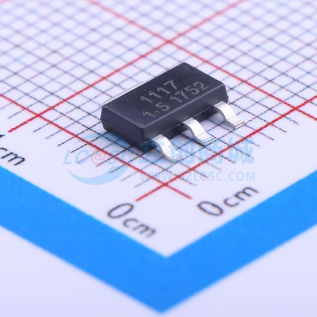 原厂变更型号，性能完全一致。对应老型号为：AMS1117-1.5 1.5V 1A 15V实物图