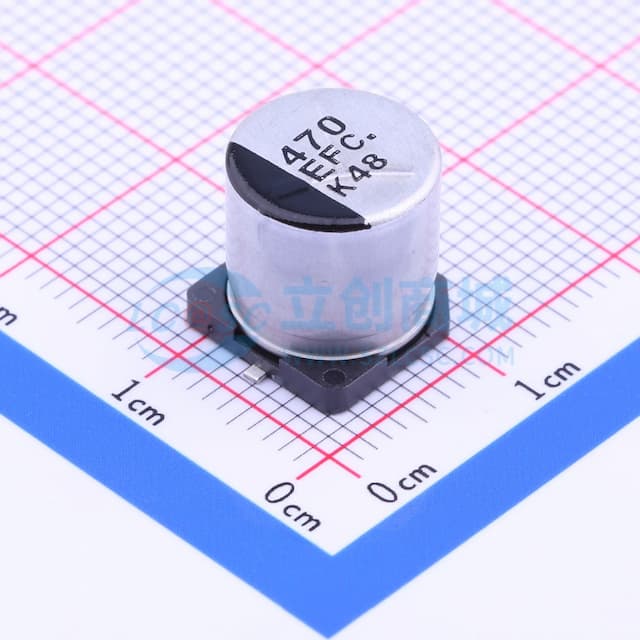 470uF ±20% 25V实物图
