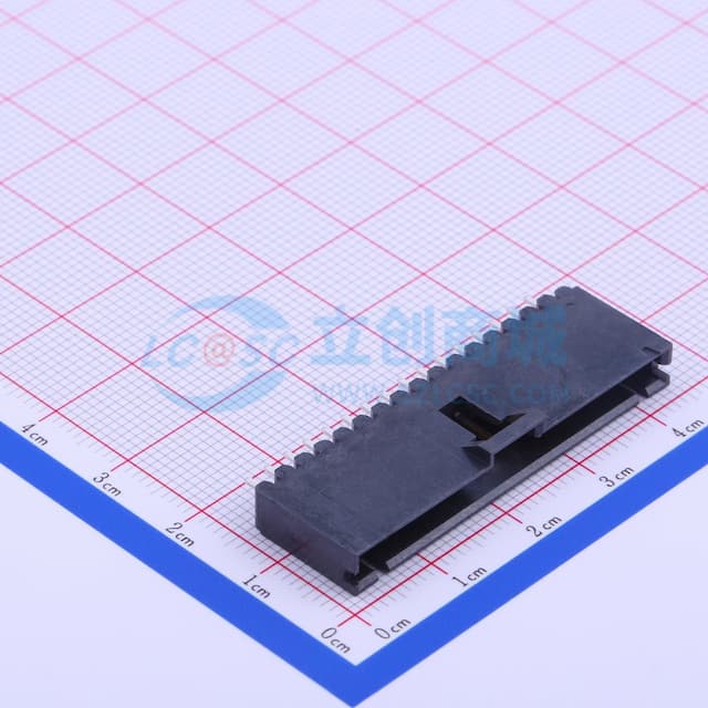 1x16P 间距:2.54mm 直插【插件】实物图