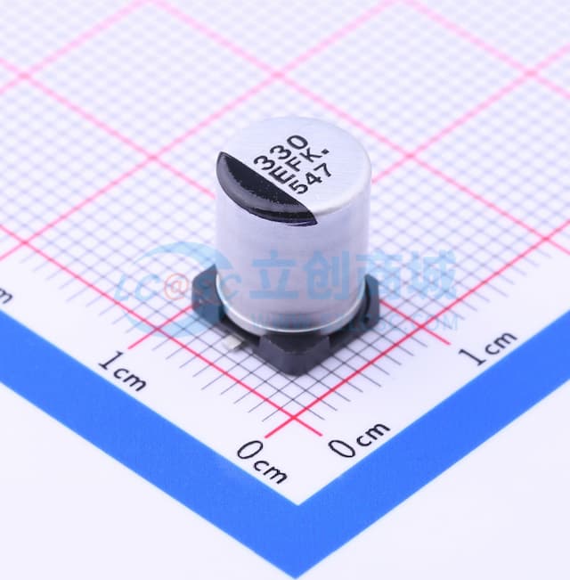 330uF ±20% 25V实物图
