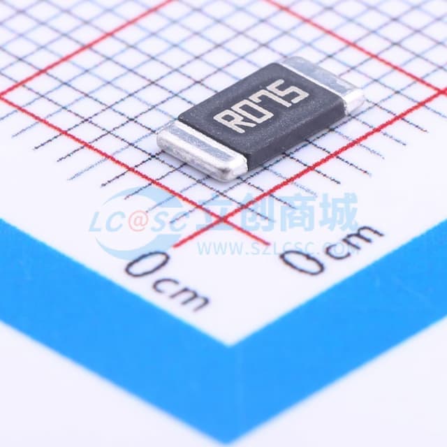 75mΩ ±5% 2W 合金电阻实物图