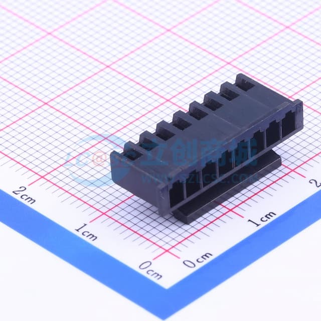 黑 1x8P 2.5mm实物图