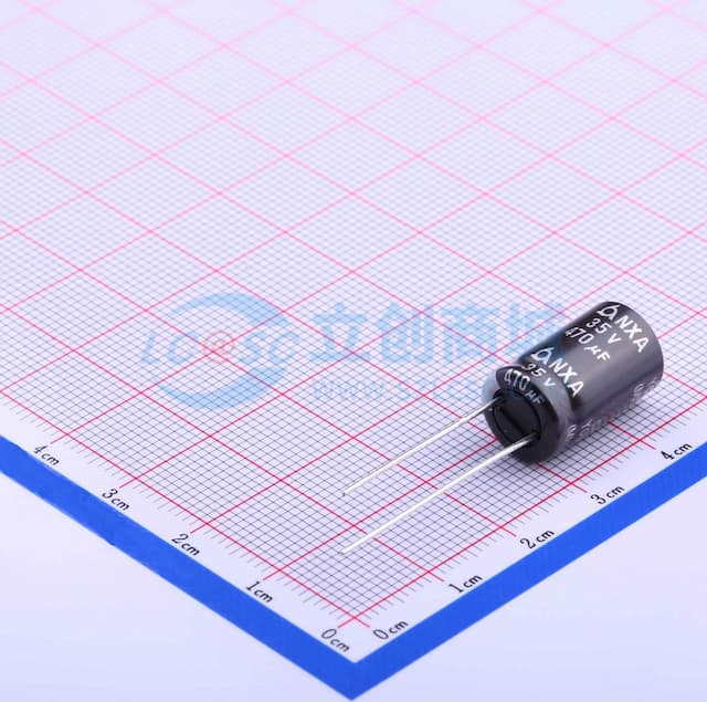 470uF ±20% 35V 【引线】实物图