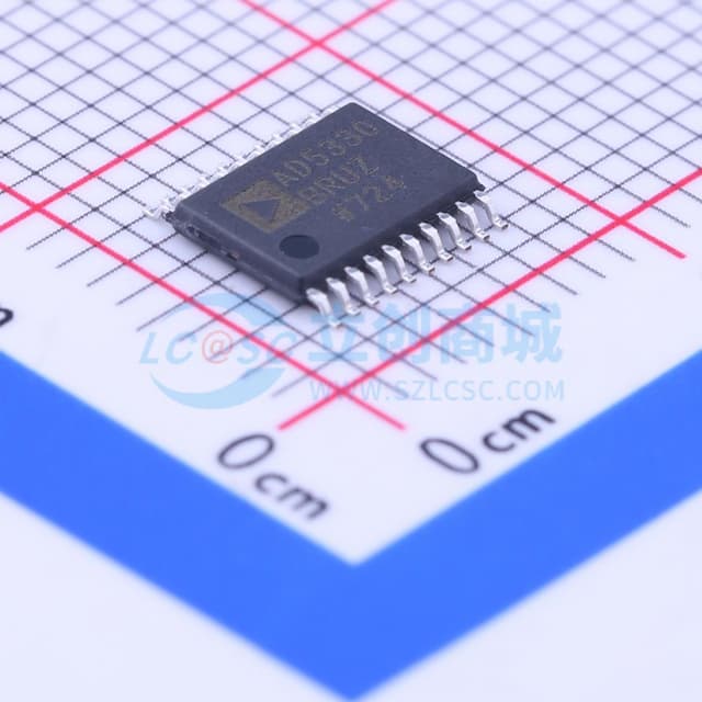2.5V至5.5V、115 uA、并行接口、单通道、电压输出8位DAC实物图