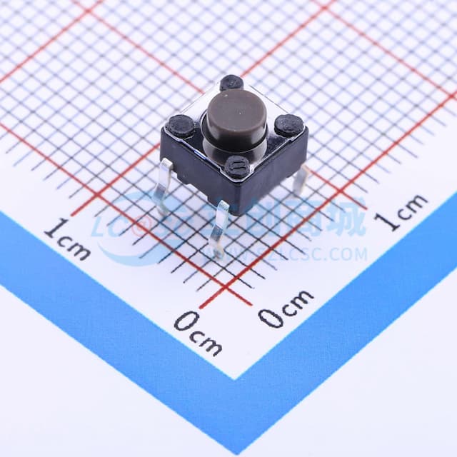 6*6*5mm 直插 轻触开关 【轻触】实物图