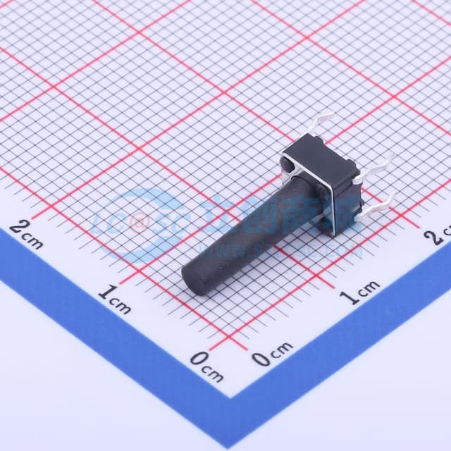 6mm*6mm*16mm 12V 50mA【轻触】实物图