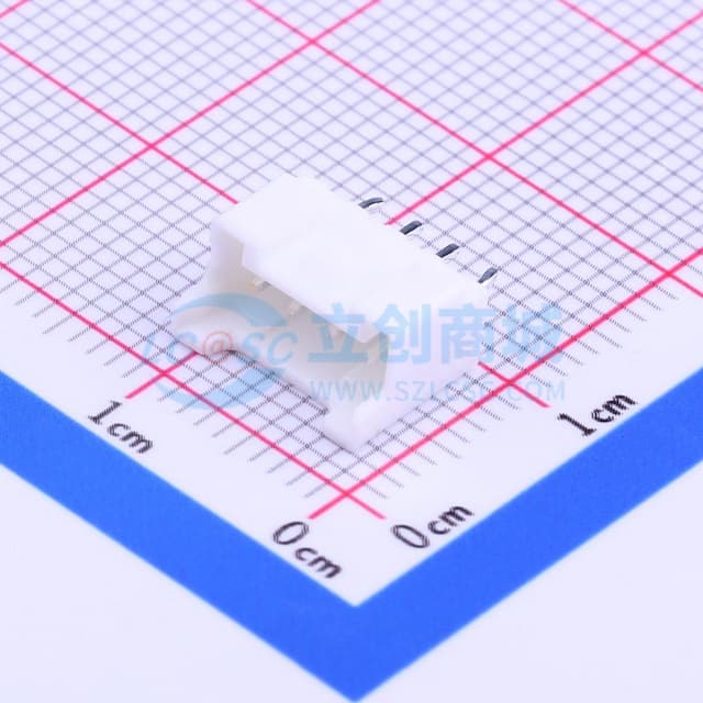 1x4P 间距:2mm 直插 系列:PA 【插件】实物图