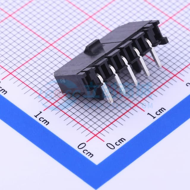 1x5P 间距:3mm 弯插 【插件】实物图