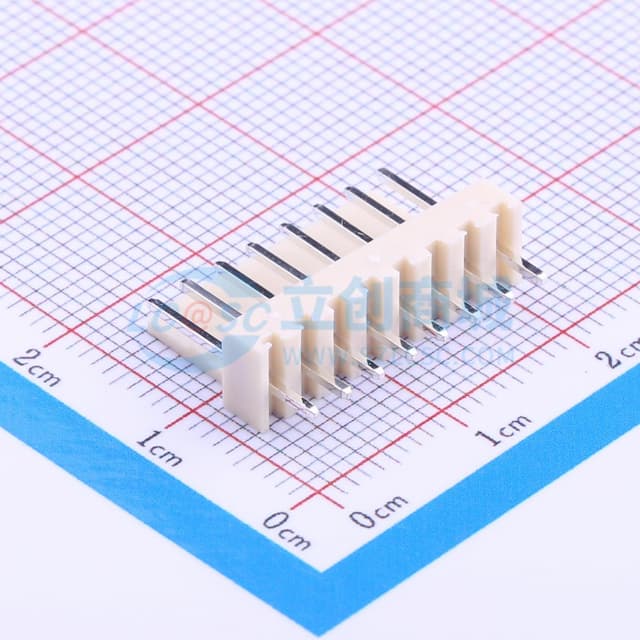间距:2.54mm 1x8P 【插件】实物图