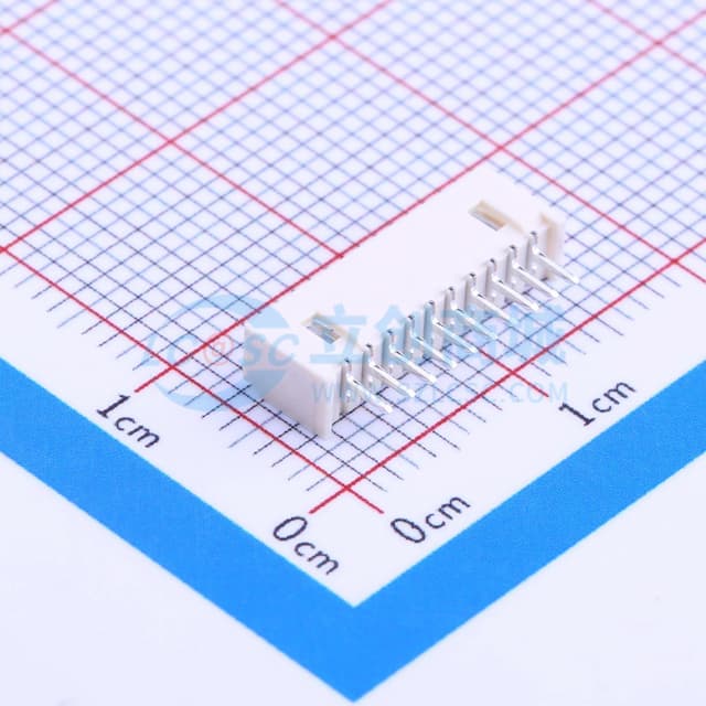 1x10P 间距:1.25mm 直插 系列:PicoBlade(MX 1.25) 【插件】实物图