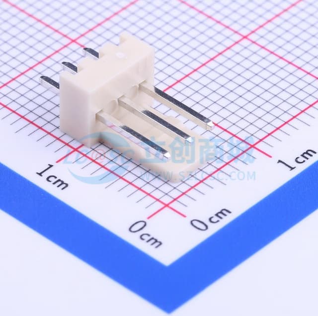 间距:2.54mm 1x3P 【插件】实物图