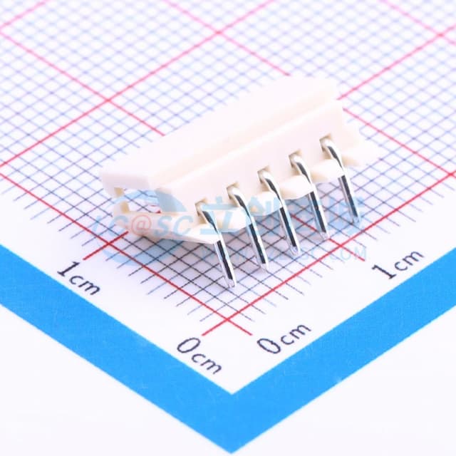1x5P 间距:2.5mm 弯插 系列:Mini-SPOX(5264) 【插件】实物图