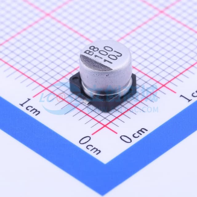 100uF ±20% 10V实物图