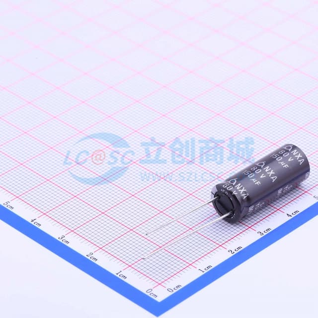 150uF ±20% 80V 【引线】实物图