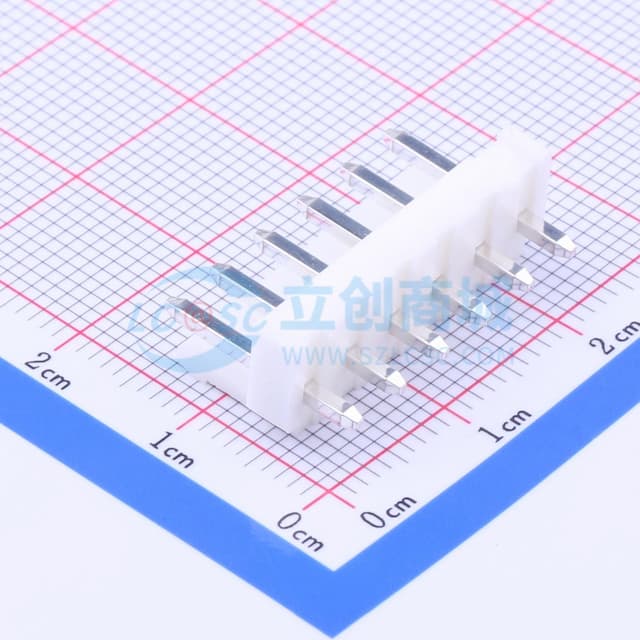 1x6P 间距:3.96mm 直插 系列:VH 【插件】实物图