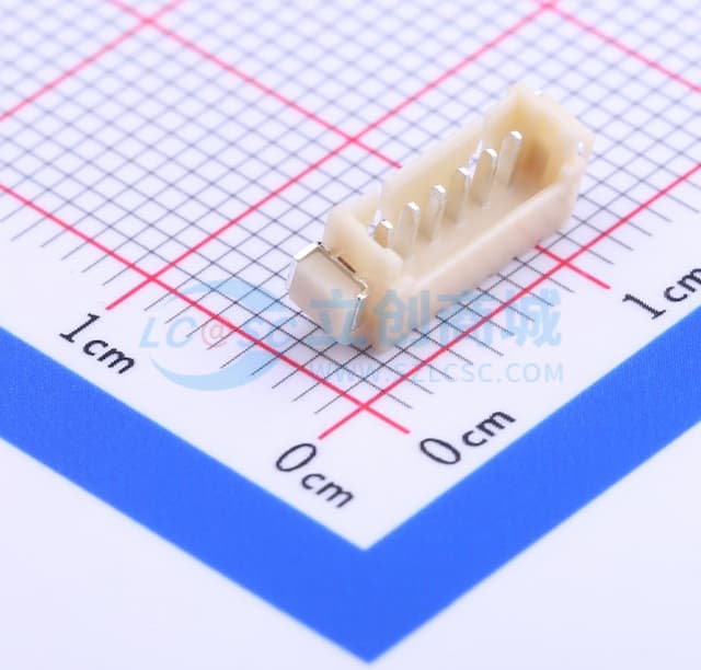 间距:1.25mm 1x6P实物图