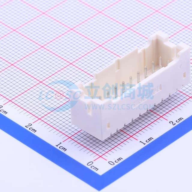 2x10P 间距:2.5mm 直插 系列:XAD 【插件】实物图