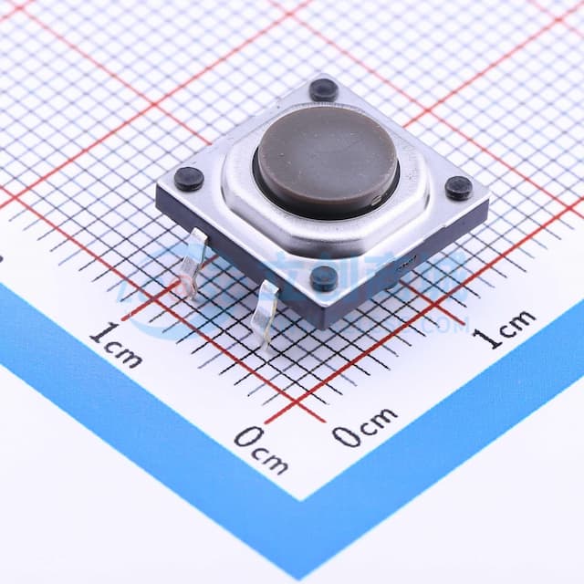 12*12*4.3mm 直插 轻触开关 【轻触】实物图