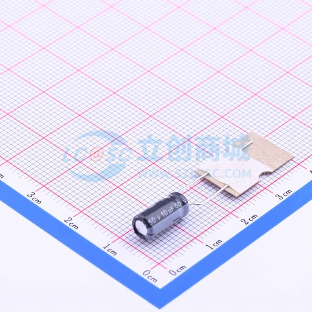 10uF ±20% 50V 【引线】实物图