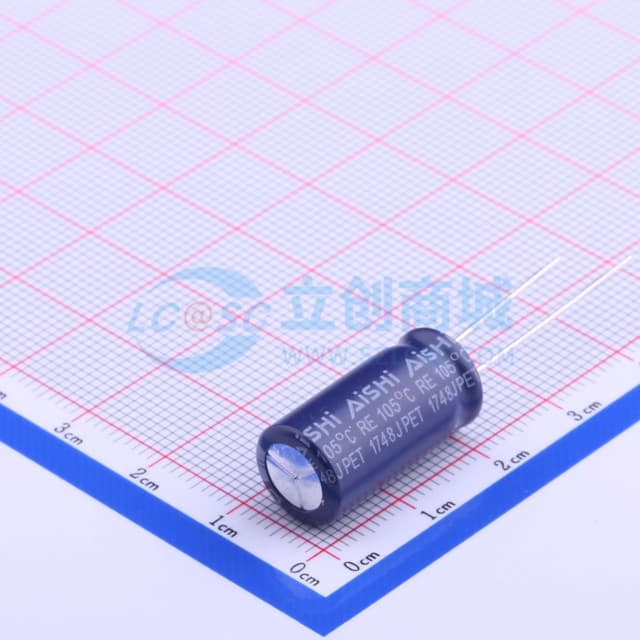470uF ±20% 50V 【引线】实物图
