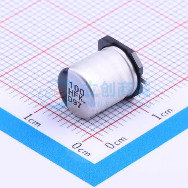 100uF ±20% 50V实物图