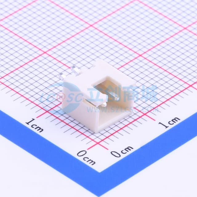 1x2P 间距:2.5mm 直插 系列:XH 【插件】实物图