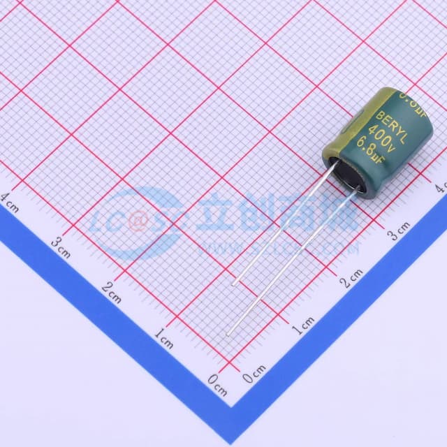 6.8uF ±20% 400V 【引线】实物图