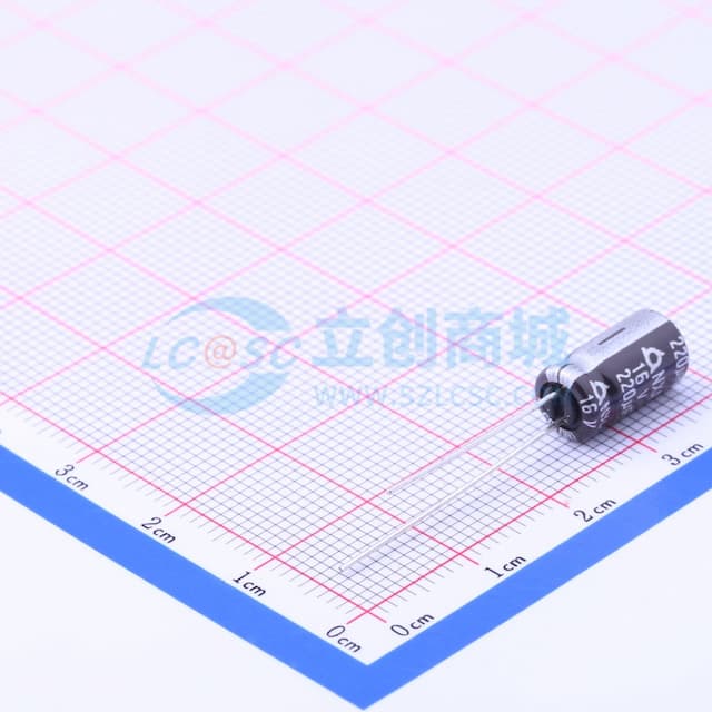 220uF ±20% 16V 【引线】实物图