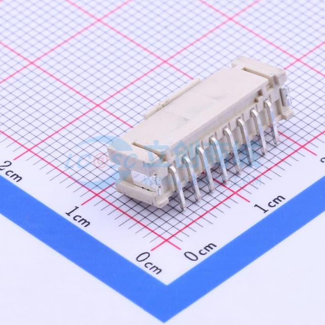 系列:PH 间距:2mm 1x8P实物图